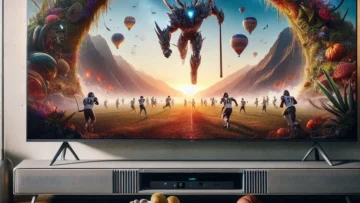 Smart TV 4K 75" LG NanoCell 75NANO80T com Processador α5, Hub de Esportes e Alexa Integrada