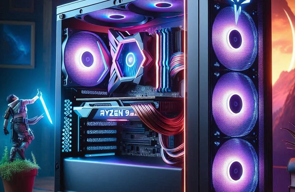Pc Gamer Ryzen 9 7900X / SSD 1TB / 32GB RAM DDR5 - Windows 11