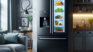 Geladeira Electrolux Frost Free Inverter 390L Efficient AutoSense Duplex Black Look (IF43B)