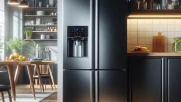 Geladeira Electrolux Frost Free Inverter 390L Efficient AutoSense Duplex Black Inox Look (IF43B)