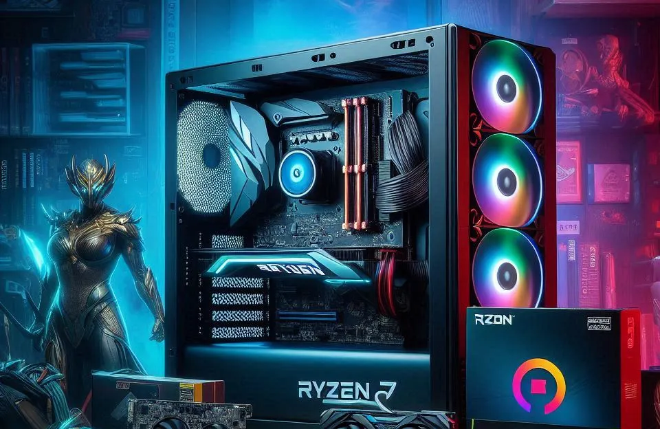 Monte seu PC: AMD Ryzen 7 5700X3D, GeForce RTX 4080, 32GB DDR4, SSD 1TB