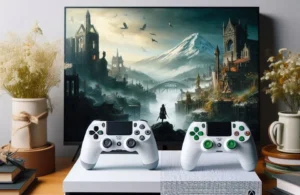 Console Séries S 512GB com 1 Controle Branco e 1 Verde