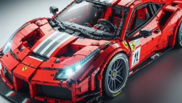 LEGO Technic Ferrari 488 GTE: Uma Construção Incrível para Fãs de Corrida