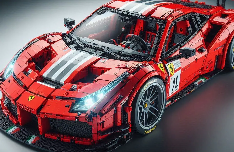 LEGO Technic Ferrari 488 GTE: Uma Construção Incrível para Fãs de Corrida