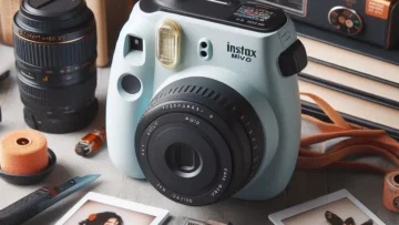 Fujifilm Câmera instantânea Instax Mini EVO híbrida com Pacote Completo