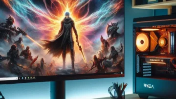 PC Gamer AMD Ryzen 5 4600G - 16GB DDR4, NVMe 256GB, Radeon Vega 7 e Monitor 19"