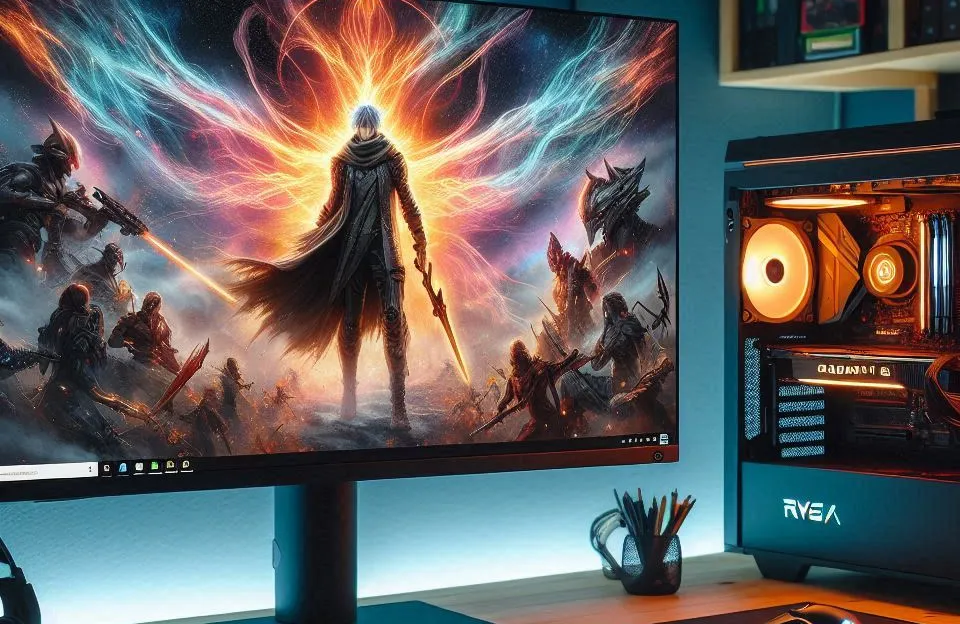 PC Gamer AMD Ryzen 5 4600G - 16GB DDR4, NVMe 256GB, Radeon Vega 7 e Monitor 19"