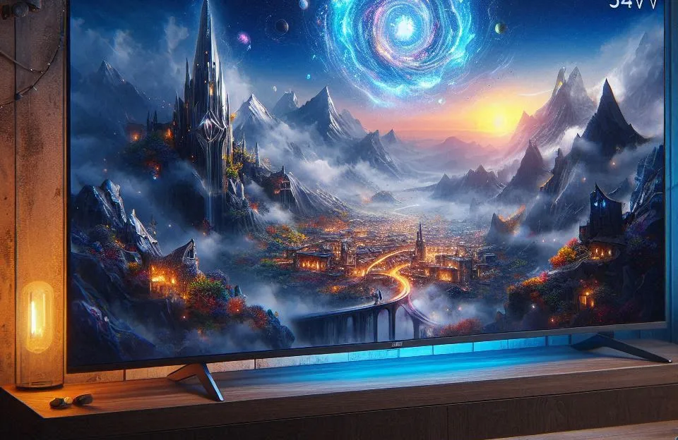 Samsung Smart TV 43" UHD 4K 43DU7700 – Processador Crystal 4K, Gaming Hub
