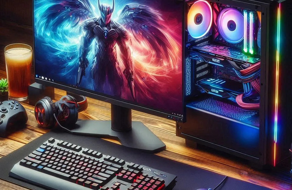 Computador Gamer Completo Intel Core i7 16GB SSD 1TB Kit Gamer