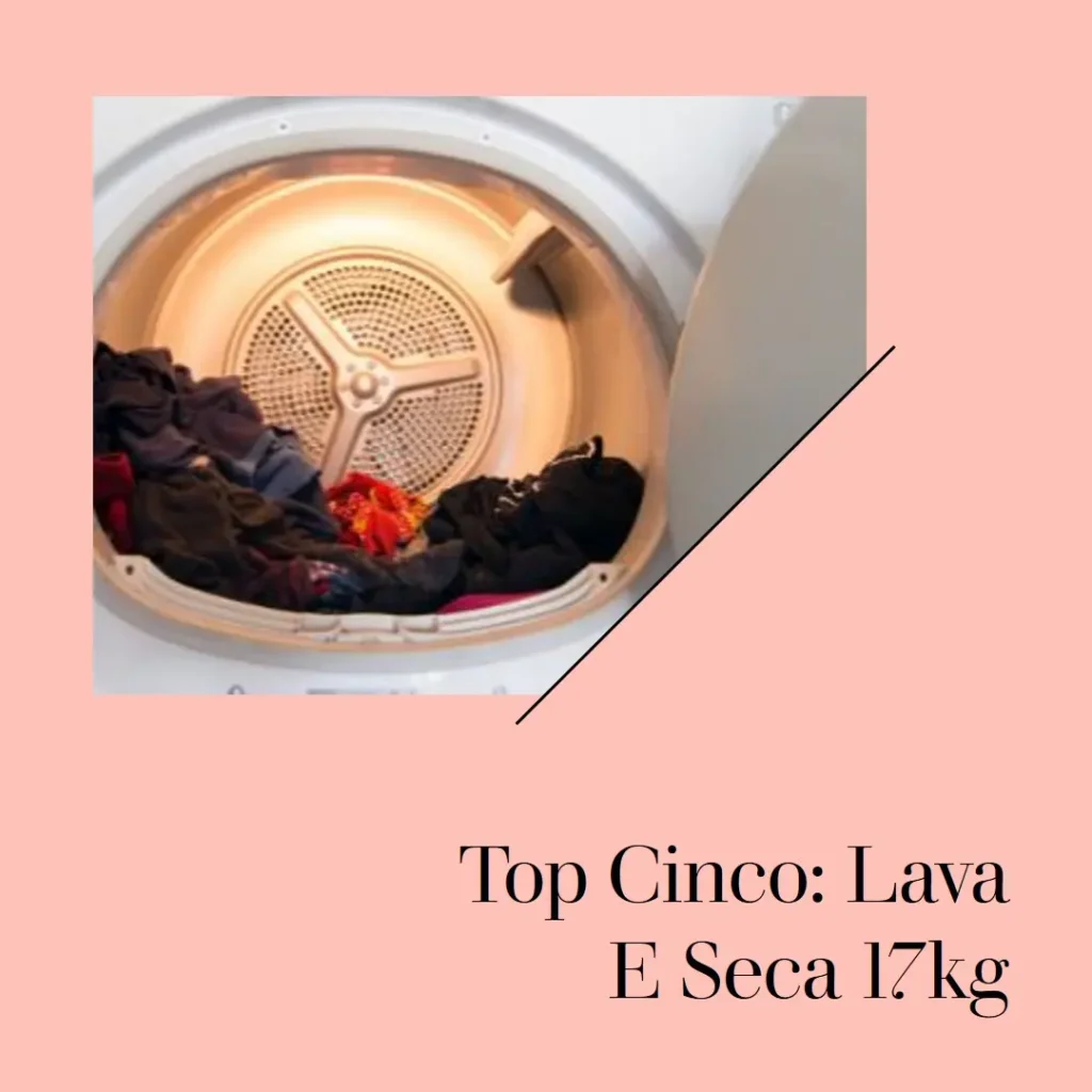 Top Cinco  lava e seca 17kg