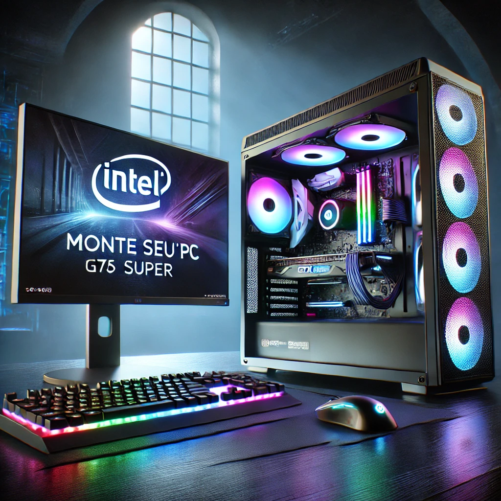 Monte seu PC: Intel i5-14400F, GTX 1660 Super, 16GB RAM, SSD 480GB