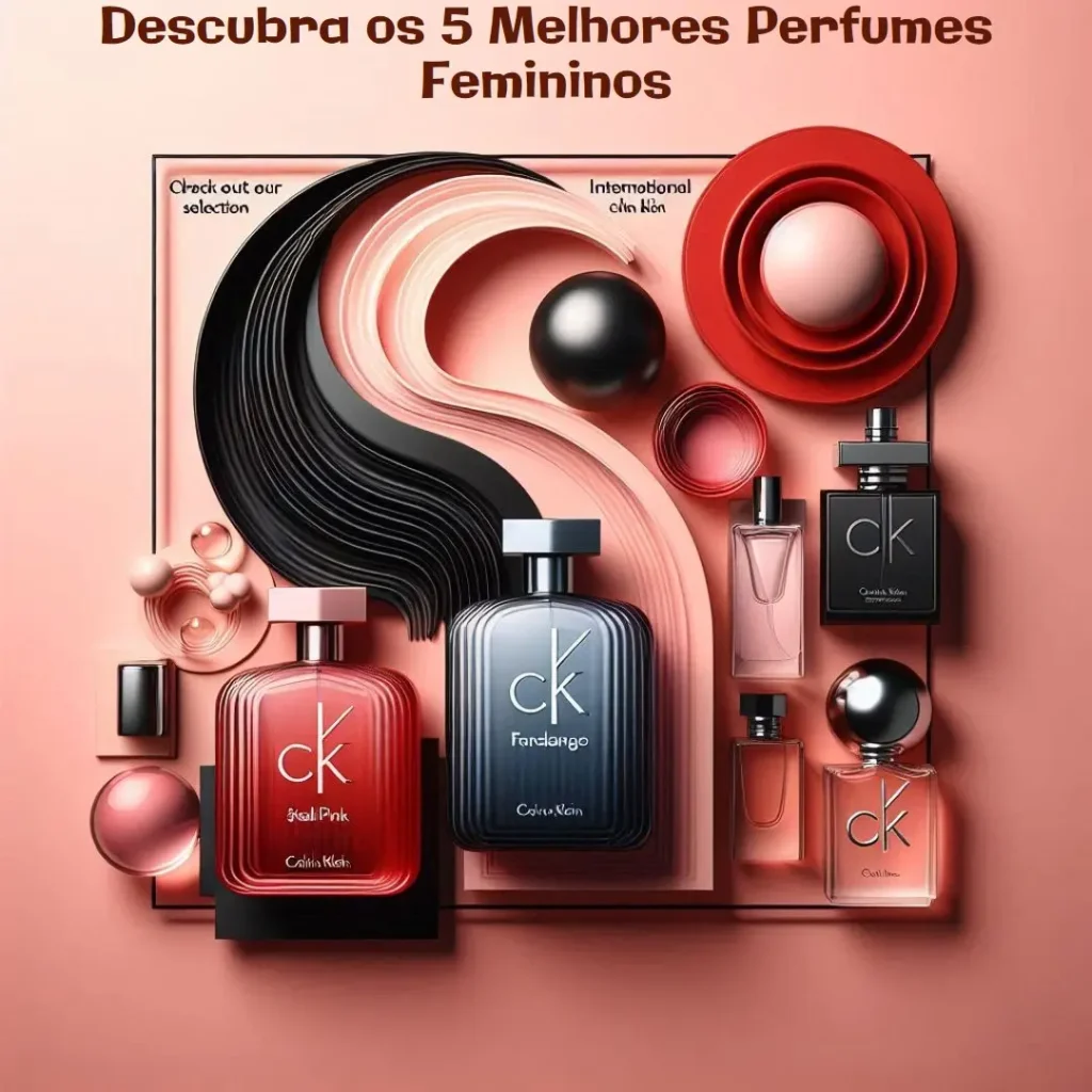 Principais 5  perfumes femininos da calvin klein