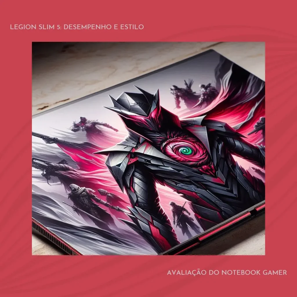 Notebook Gamer Legion Slim 5 i7-13700H 16GB 512GB RTX 4060 16" WQXGA 165Hz