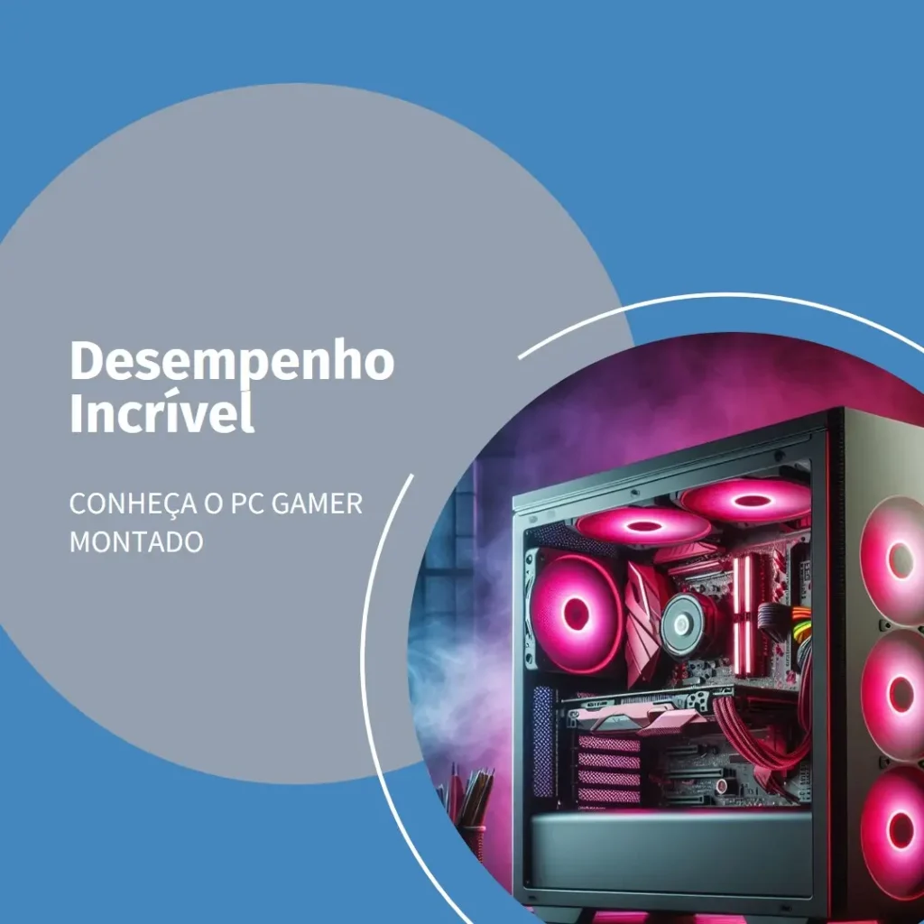 PC Gamer Montado AMD Ryzen 5 5600GT: Desempenho e Completo para Gamers