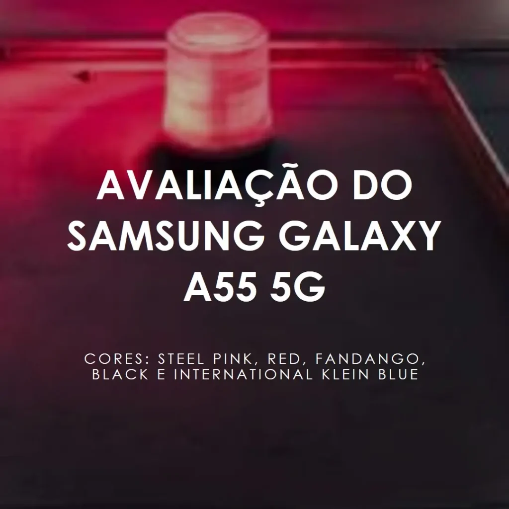 Celular Samsung Galaxy A55 5G: Tela 6.6", Câmera Tripla 50MP e 256GB