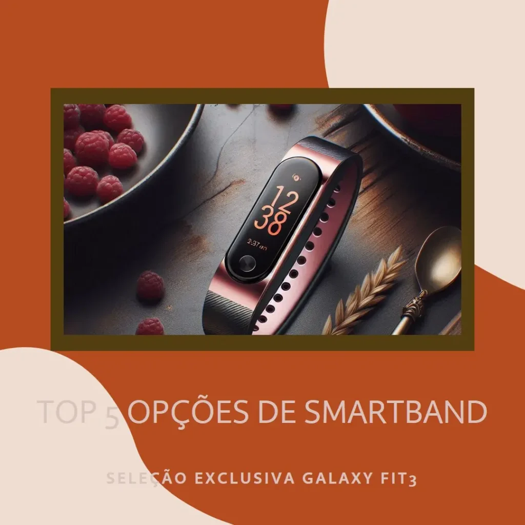 Top 5 Opções de  smartband Samsung Galaxy Fit3 graFite