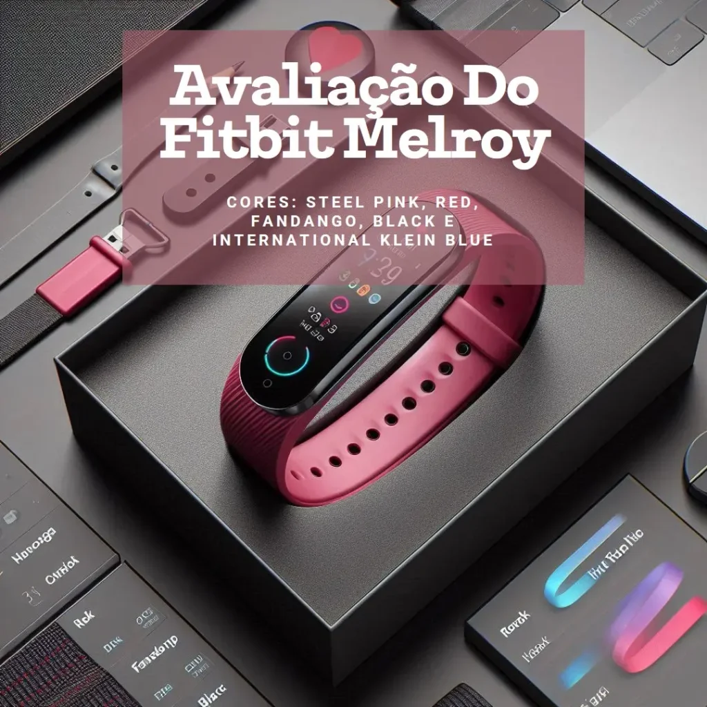 Fitbit Melroy Prata/Branco: Tecnologia de Ponta e Conforto no Pulso