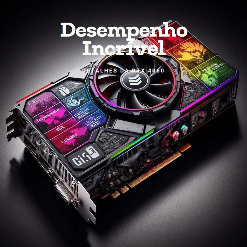 Placa de Vídeo RTX 4060 8GB GDDR6 Ventus 2X Black OC MSI