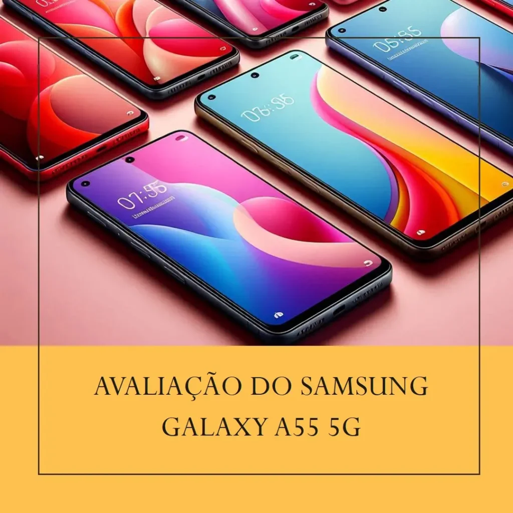 Celular Samsung Galaxy A55 5G: Câmera Tripla de 50MP, Tela 6.6" e 256GB