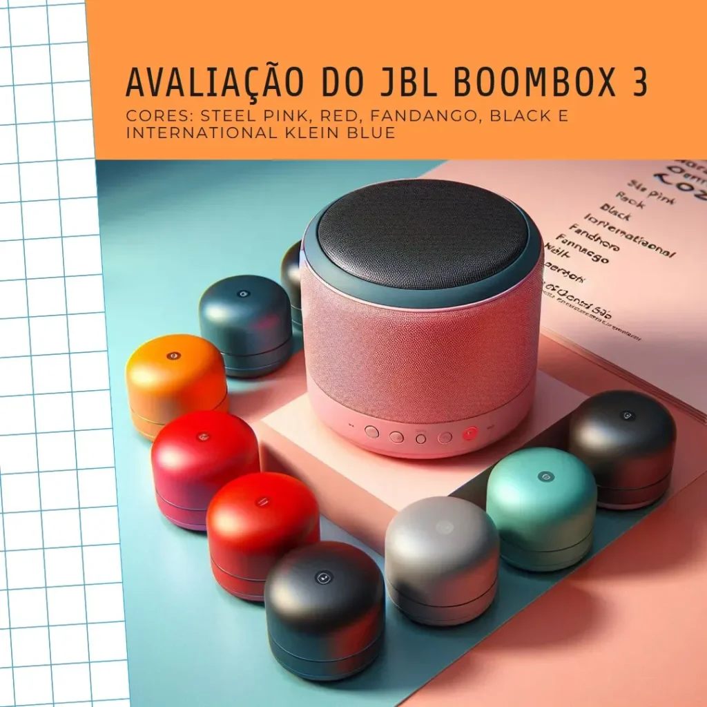 JBL Boombox 3: Caixa de Som Bluetooth à Prova D'Água e Poeira