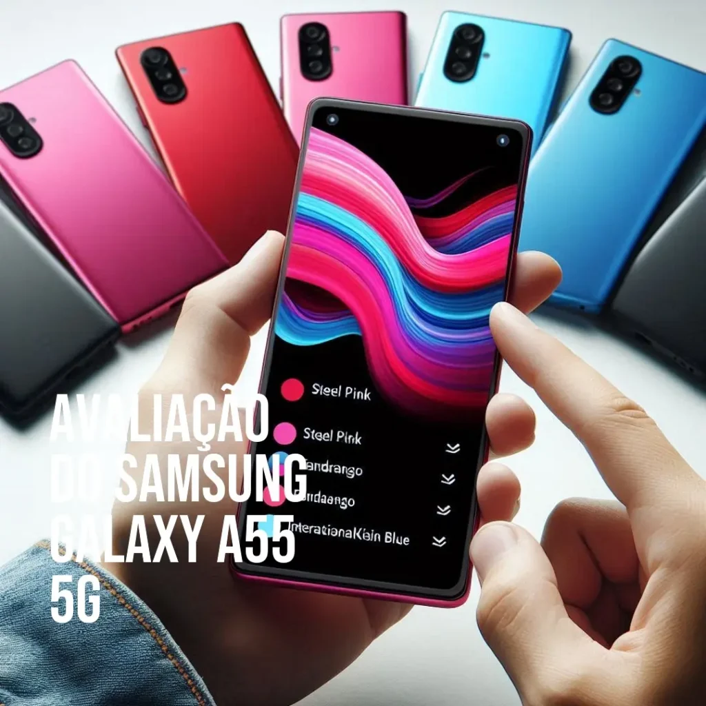 Samsung Galaxy A55 5G: Câmera Tripla de 50MP e Tela de 6.6"