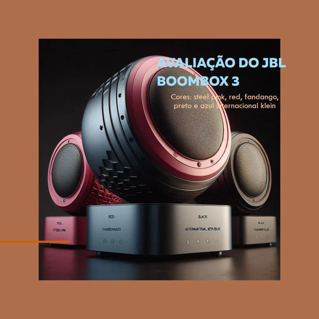 JBL Boombox 3: Caixa de Som Bluetooth à Prova d'Água e Poeira