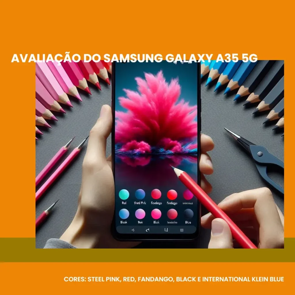 Samsung Galaxy A35 5G: Câmera Tripla 50MP, Tela 6.6" e 256GB