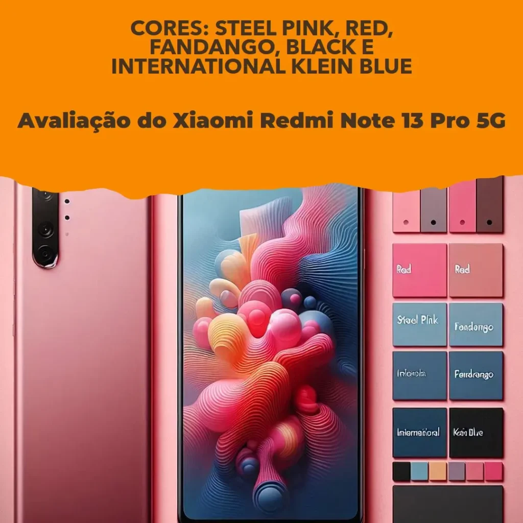 Smartphone Xiaomi Redmi Note 13 Pro 5G: 200MP, Snapdragon 7s e Carregamento Turbo