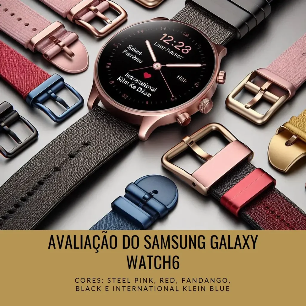 Samsung Smartwatch Galaxy Watch6 BT 44mm Tela Super AMOLED