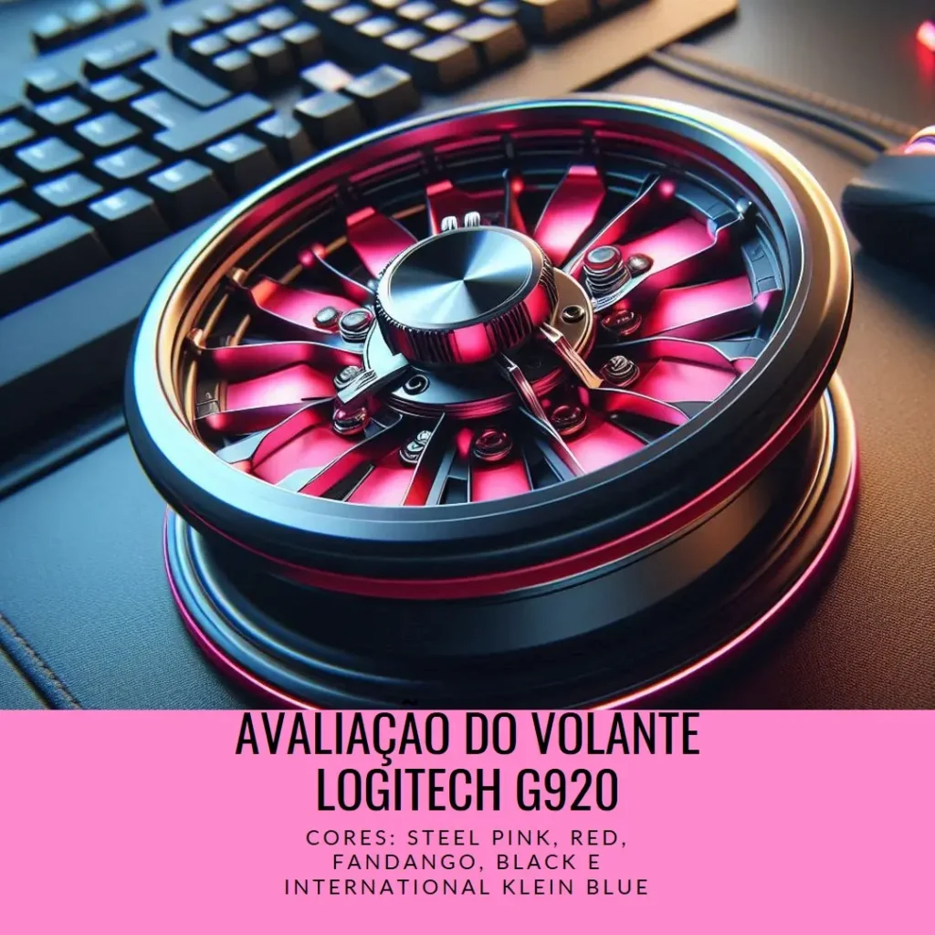 Volante Logitech G920 Driving Force para Xbox Series X|S, Xbox One e PC - Conforto e Performance