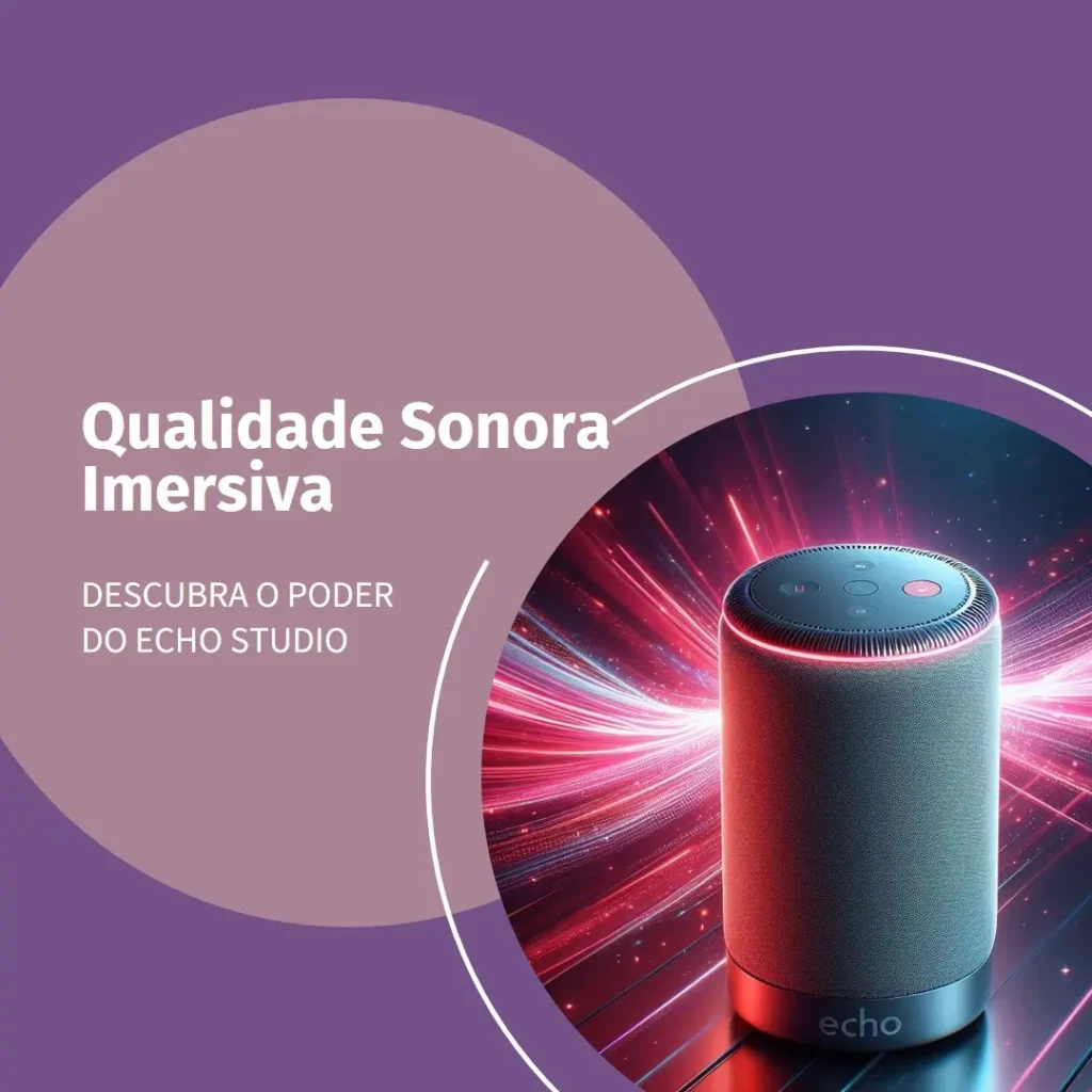 Echo Studio | Som Imersivo com Dolby Atmos e Alexa