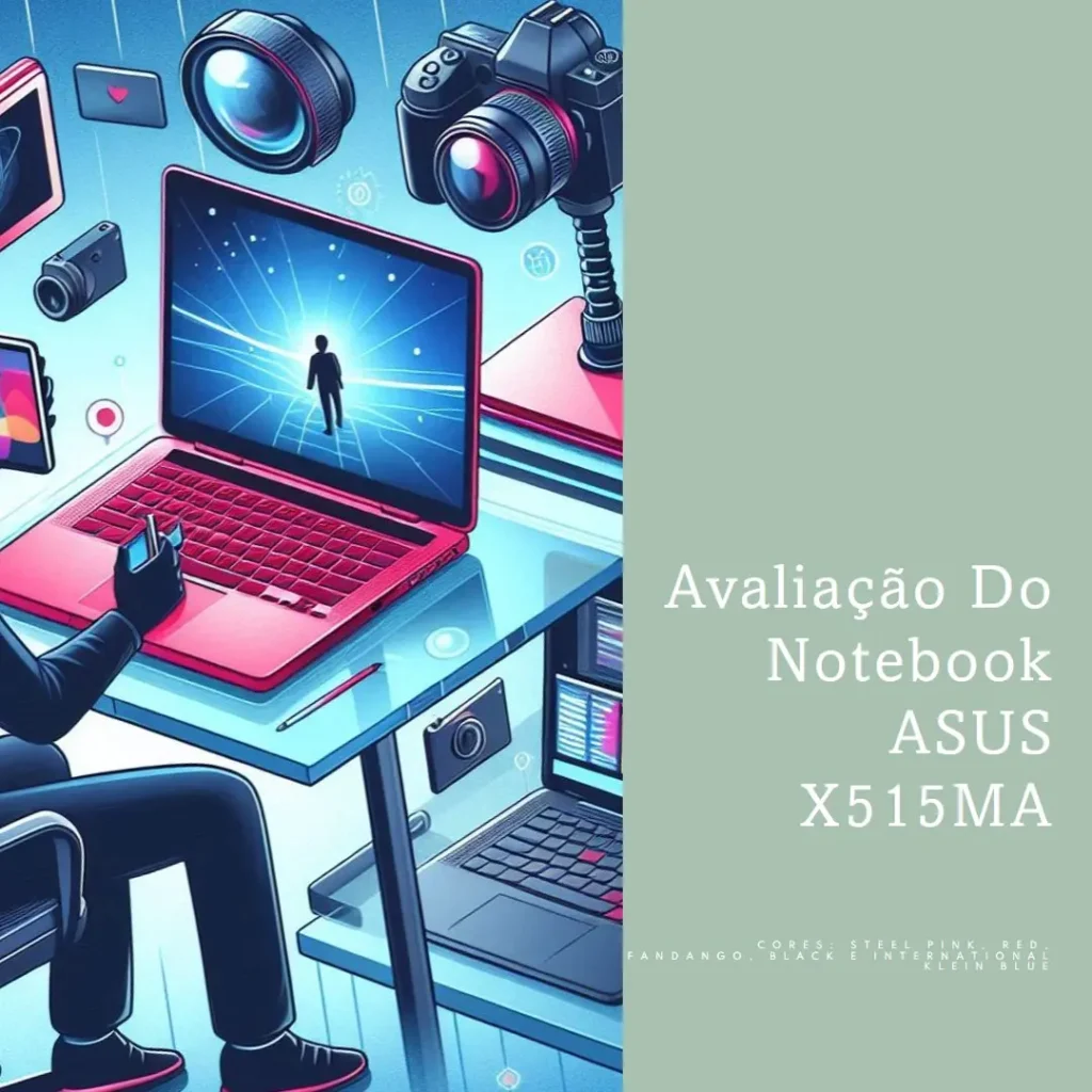 Notebook ASUS X515MA: Celeron Dual Core, 4GB RAM, 128GB SSD e Tela de 15,6" LED