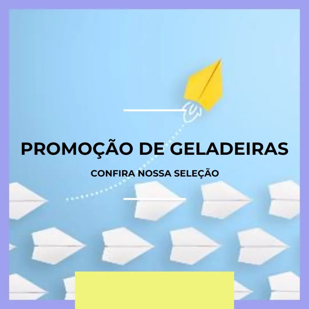 Principais Cinco  geladeiras de promoção