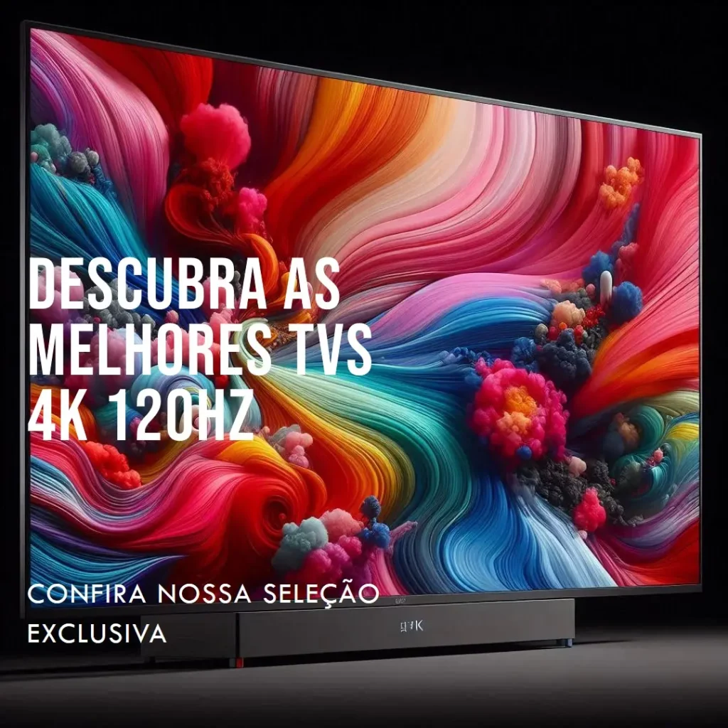 Melhores 5  TV 4k 120hz