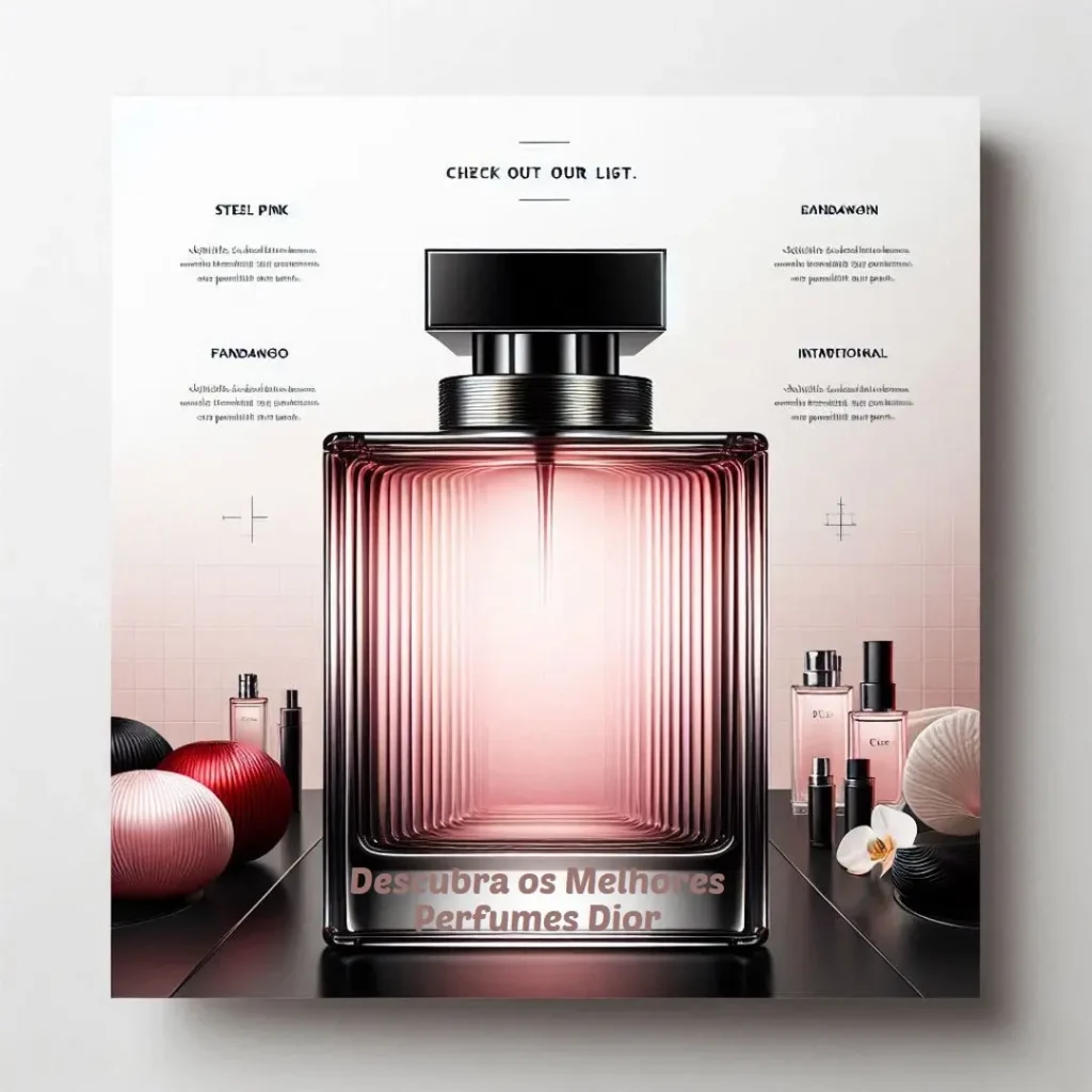 Os 5 Principais Modelos de perfume dior masculino