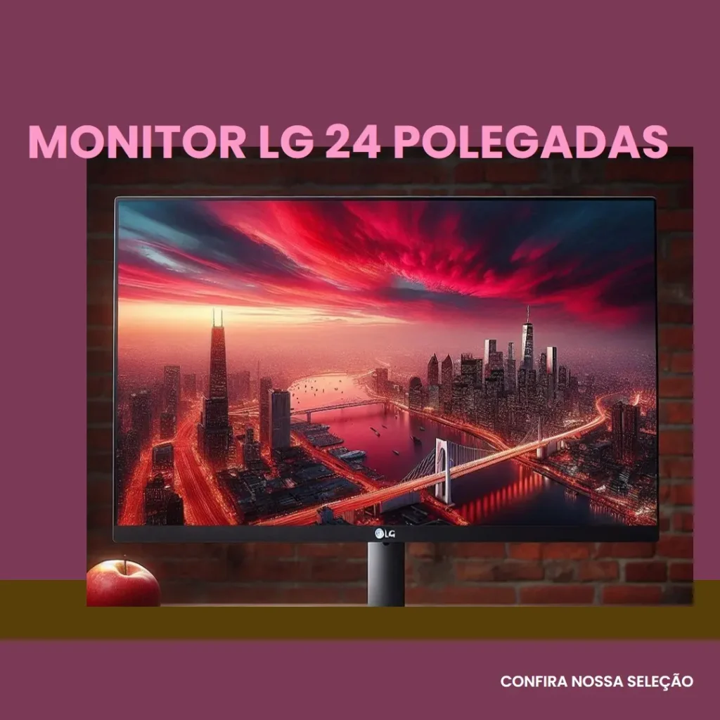 Principais Cinco  Monitor 24 polegadas LG