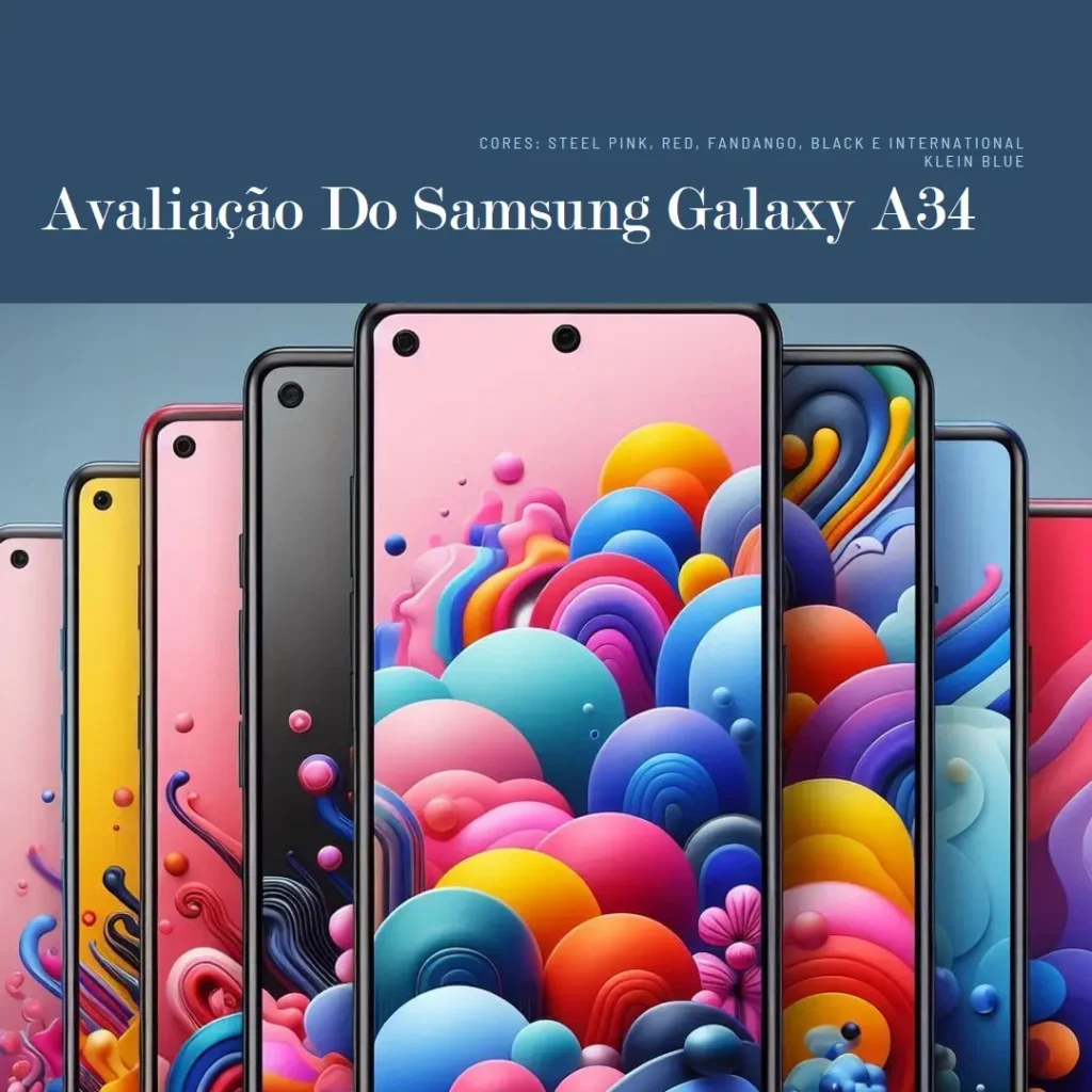 Smartphone Samsung Galaxy A34 5G: Octa-Core, Tela Infinita 6,6" e 128GB