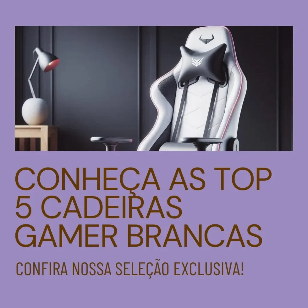 As 5 Melhores Opções de  cadeira gamer branca