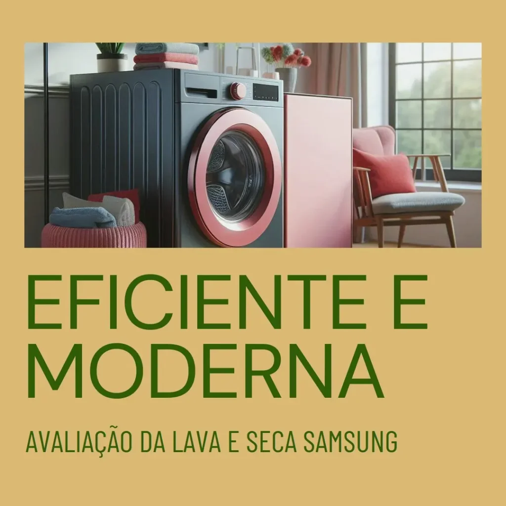 Lava e Seca Samsung WD11A com Ecobubble WD11A4453BX 11/7kg 220V: Potência e Eficiência em Casa