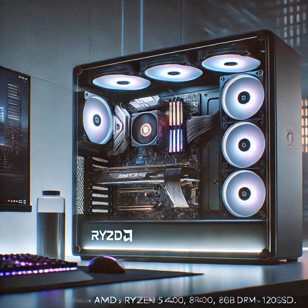 Monte seu PC: AMD Ryzen 5 2400G, Placa de Vídeo, 8GB DDR4 e SSD 120GB