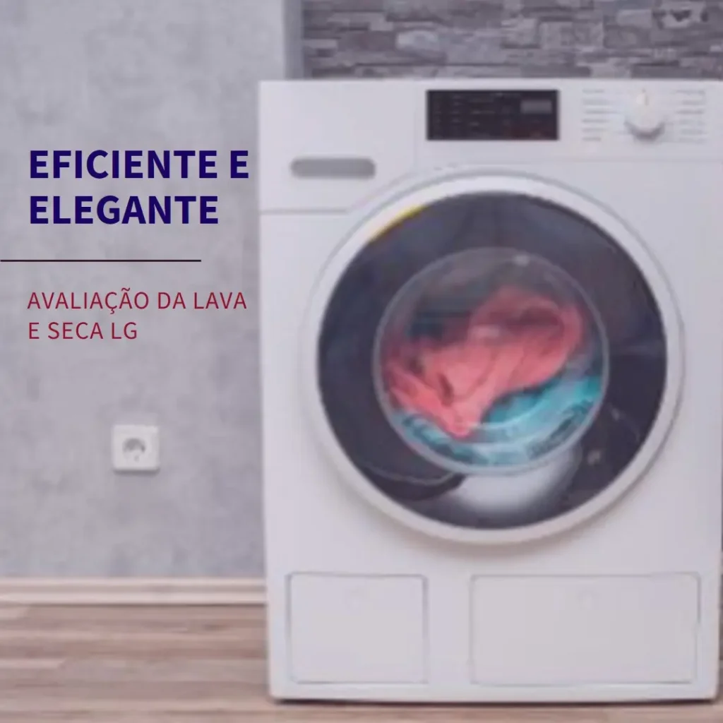 Lava e Seca Smart com Inteligência Artificial AIDD 12Kg LG VC5 CV3012WC5