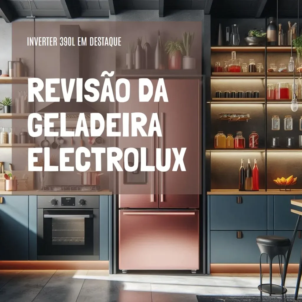 Geladeira Electrolux Frost Free Inverter 390L Efficient AutoSense Duplex Black Look (IF43B)