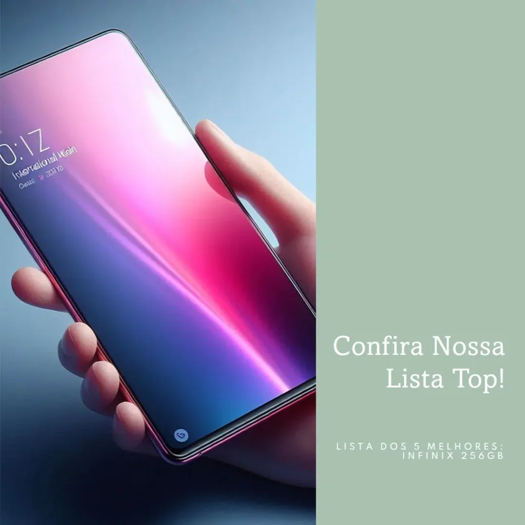 Lista de 5 Melhores:  Infinix 256gb