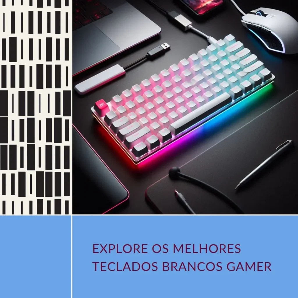 Melhores 5  teclado branco gamer