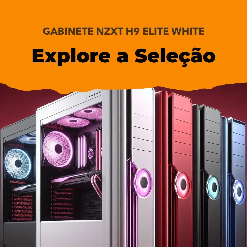 Principais Cinco  Gabinete Nzxt H9 Elite White