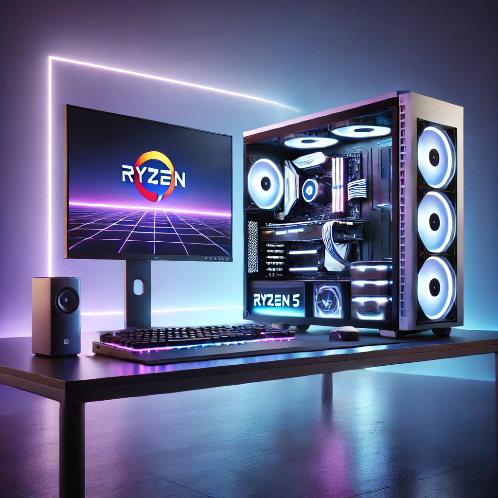 Monte seu PC: Ryzen 5 2400G, Sem Placa de Vídeo, 16GB RAM, SSD 480GB