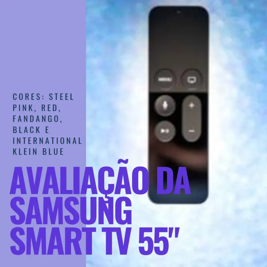 Samsung Smart TV 55" QLED 4K 55Q60D - Tecnologia de Pontos Quânticos, Design AirSlim