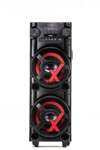 Amvox Caixa de Som Amplificada ACA 1000 New X SFM - 1000W RMS, Bluetooth, Amplificador Digital, Equalizador, USB