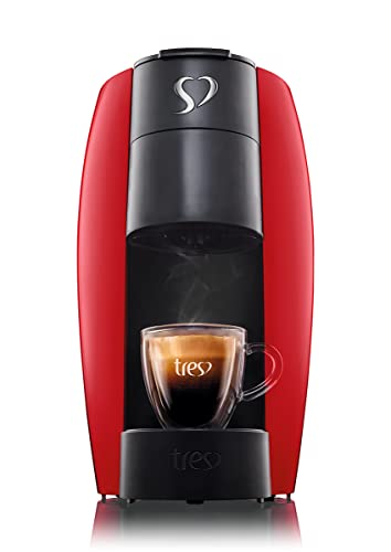 Cafeteira Espresso LOV Vermelha, 220V - TRES 3 Corações