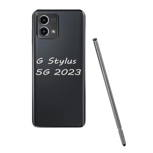 Caneta G Stylus 5G (2023) compatível com Motorola Moto G Stylus 5G (2023) Stylus de substituição para Moto G Stylus 5G (2023), preto cósmico